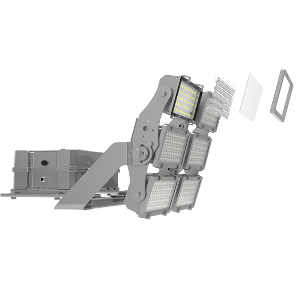 LED Floodlight รุ่น B โคมไฟฟลัดไลท์ สปอร์ตไลท์ 200W-1200W | Chin Power